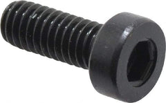 Holo-Krome - M4x0.70 Metric Coarse Hex Socket Drive, Low Socket Cap Screw - Grade 10.9 Alloy Steel, Black Oxide Finish, Fully Threaded, 10mm Length Under Head - Eagle Tool & Supply