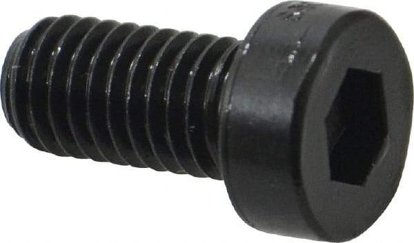 Holo-Krome - M8x1.25 Metric Coarse Hex Socket Drive, Low Socket Cap Screw - Grade 10.9 Alloy Steel, Black Oxide Finish, Fully Threaded, 16mm Length Under Head - Eagle Tool & Supply