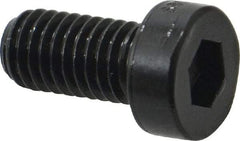 Holo-Krome - M8x1.25 Metric Coarse Hex Socket Drive, Low Socket Cap Screw - Grade 10.9 Alloy Steel, Black Oxide Finish, Fully Threaded, 16mm Length Under Head - Eagle Tool & Supply