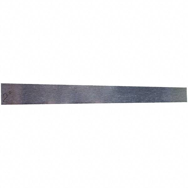 Value Collection - 2° Angle, 3 Inch Long, Angle Block - 55 RC Hardness - Eagle Tool & Supply