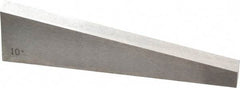 Value Collection - 10° Angle, 3 Inch Long, Angle Block - 55 RC Hardness - Eagle Tool & Supply