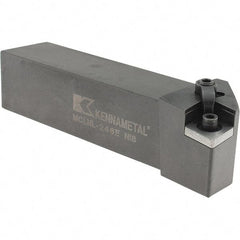 Kennametal - MCLN, Left Hand Cut, 5° Lead Angle, 1-1/2" Shank Height x 1-1/2" Shank Width, Negative Rake Indexable Turning Toolholder - 7" OAL, CN..64. Insert Compatibility, Series Kenloc - Eagle Tool & Supply