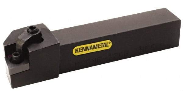 Kennametal - MCGN, Right Hand Cut, 0° Lead Angle, 3/4" Shank Height x 3/4" Shank Width, Negative Rake Indexable Turning Toolholder - 4-1/2" OAL, CN..43. Insert Compatibility, Series Kenloc - Eagle Tool & Supply