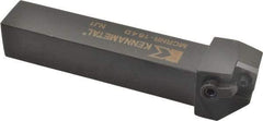 Kennametal - MCRN, Right Hand Cut, 15° Lead Angle, 1" Shank Height x 1" Shank Width, Negative Rake Indexable Turning Toolholder - 6" OAL, CN..43. Insert Compatibility, Series Kenloc - Eagle Tool & Supply