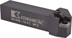 Kennametal - MCRN, Left Hand Cut, 15° Lead Angle, 1" Shank Height x 1" Shank Width, Negative Rake Indexable Turning Toolholder - 5" OAL, CN..43. Insert Compatibility, Series Kenloc - Eagle Tool & Supply
