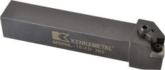 Kennametal - MSRN, Left Hand Cut, 15° Lead Angle, 1" Shank Height x 1" Shank Width, Negative Rake Indexable Turning Toolholder - 6" OAL, SN..43. Insert Compatibility, Series Kenloc - Eagle Tool & Supply