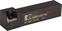 Kennametal - MTGN, Right Hand Cut, 0° Lead Angle, 1-1/4" Shank Height x 1-1/4" Shank Width, Negative Rake Indexable Turning Toolholder - 6" OAL, TN..54. Insert Compatibility, Series Kenloc - Eagle Tool & Supply