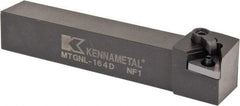 Kennametal - MTGN, Left Hand Cut, 0° Lead Angle, 1" Shank Height x 1" Shank Width, Negative Rake Indexable Turning Toolholder - 6" OAL, TN..43. Insert Compatibility, Series Kenloc - Eagle Tool & Supply