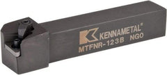 Kennametal - MTFN, Right Hand Cut, 0° Lead Angle, 3/4" Shank Height x 3/4" Shank Width, Negative Rake Indexable Turning Toolholder - 4-1/2" OAL, TN..33. Insert Compatibility, Series Kenloc - Eagle Tool & Supply