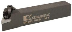 Kennametal - MDJN, Right Hand Cut, 3° Lead Angle, 1" Shank Height x 1" Shank Width, Negative Rake Indexable Turning Toolholder - 6" OAL, DN..54. Insert Compatibility, Series Kenloc - Eagle Tool & Supply