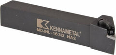 Kennametal - MDJN, Left Hand Cut, 3° Lead Angle, 1" Shank Height x 1" Shank Width, Negative Rake Indexable Turning Toolholder - 6" OAL, DN..33. Insert Compatibility, Series Kenloc - Eagle Tool & Supply