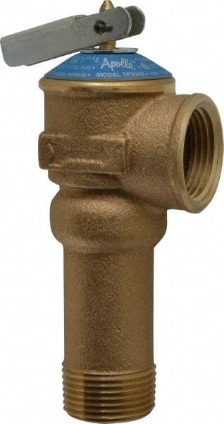 Conbraco - 3/4" Outlet, Water Heater Relief Valve - 150 Max psi, 100,000 BTUs - Eagle Tool & Supply