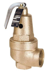 Conbraco - 1-1/4" Inlet, 1-1/4" Outlet, ASME Safety Relief Valve - 30 Max psi, 2,316,000 BTUs - Eagle Tool & Supply