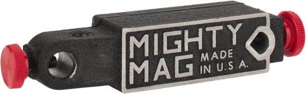 Made in USA - 4-1/2" Long x 1" Wide x 1-1/4" High Magnetic Indicator Base - 45 Lb Magnetic Pull - Eagle Tool & Supply