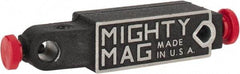 Made in USA - 4-1/2" Long x 1" Wide x 1-1/4" High Magnetic Indicator Base - 45 Lb Magnetic Pull - Eagle Tool & Supply