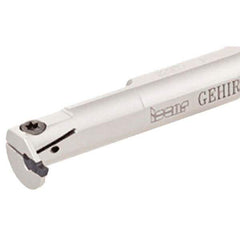 Iscar - 14mm Min Bore Diam, 125mm OAL, 16mm Shank Diam, GEHI Indexable Boring Bar - 4mm Max Bore Depth, GE.I Insert, Clamp Holding Method - Eagle Tool & Supply