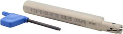 Iscar - GEHI, Internal, Right Hand, 0.094" Max Depth of Cut, 0.095 to 1/8" Groove Width, Indexable Grooving Tool Holder - GEMI.., GEPI.. Insert Compatibility, 5/8" Shank Width, 5" OAL, Through Coolant - Eagle Tool & Supply