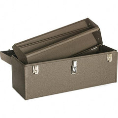 Kennedy - Tool Box - 24-1/8" Wide x 8-5/8" Deep x 9-3/4" High, Steel, Brown - Eagle Tool & Supply
