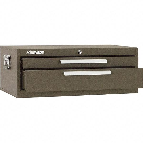 Kennedy - 2 Drawer Brown Drawer Chest Base - 26-3/4" Wide x 9-1/2" High x 12-1/2" Deep, Use with Chests 526, 52611, 3611 - Eagle Tool & Supply