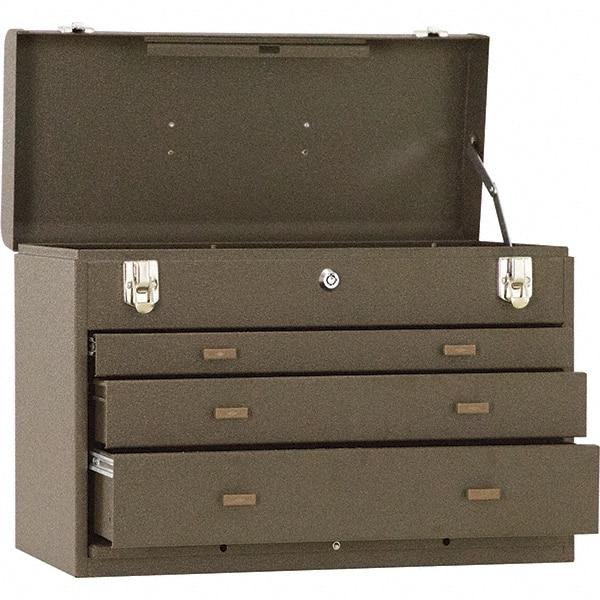 Kennedy - 3 Drawer Tool Chest - 20-1/8" Wide x 8-1/2" Deep x 13-5/8" High, Steel, Brown - Eagle Tool & Supply