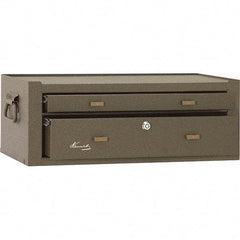 Kennedy - 2 Drawer Brown Drawer Chest Base - 21-5/8" Wide x 7-7/8" High x 9-5/8" Deep, Use with Chest 520 - Eagle Tool & Supply
