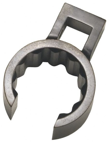 Martin Tools - 1/2" Drive, 1-1/2", Black Oxide, Flare Nut Crowfoot Wrench - Eagle Tool & Supply