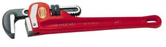 Ridgid - 24" Cast Iron Straight Pipe Wrench - 3" Pipe Capacity - Eagle Tool & Supply