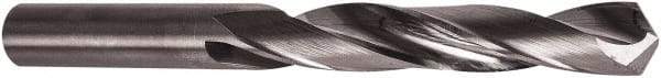 Precision Twist Drill - #3 118° Solid Carbide Jobber Drill - Bright Finish, Right Hand Cut, 3" OAL, Split Point - Eagle Tool & Supply