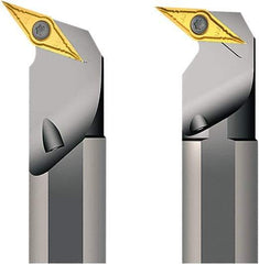 Seco - 50mm Min Bore Diam, 350mm OAL, 40mm Shank Diam, A-SVQB Indexable Boring Bar - 80mm Max Bore Depth, VB.. 1604.., VCG.. 1604.. Insert, Screw Holding Method - Eagle Tool & Supply