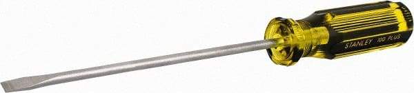 Stanley - Standard Slotted Screwdriver - Round Shank, Acetate Handle - Eagle Tool & Supply