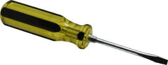 Stanley - Standard Slotted Screwdriver - Round Shank, Acetate Handle - Eagle Tool & Supply