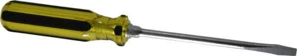 Stanley - Standard Slotted Screwdriver - Round Shank, Acetate Handle - Eagle Tool & Supply