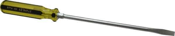 Stanley - Standard Slotted Screwdriver - Round Shank, Acetate Handle - Eagle Tool & Supply