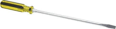 Stanley - Standard Slotted Screwdriver - Round Shank, Acetate Handle - Eagle Tool & Supply
