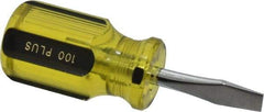 Stanley - Standard Slotted Screwdriver - Round Shank, Acetate Handle - Eagle Tool & Supply