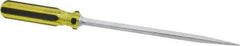 Stanley - 3/8" Blade Width, 15-1/4" OAL, Standard Slotted Screwdriver - 10" Blade Length, Square Shank, Acetate Handle - Eagle Tool & Supply