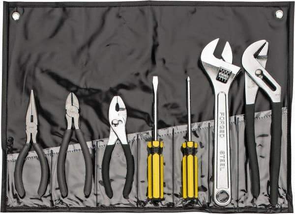 Value Collection - 7 Piece Mechanic's Tool Set - Comes in Tool Roll - Eagle Tool & Supply