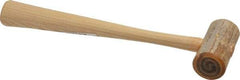 Garland - 1/8 Lb Head Rawhide Mallet - Wood Handle - Eagle Tool & Supply