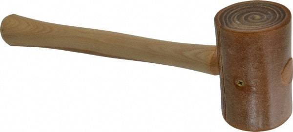 Garland - 1-3/8 Lb Head Rawhide Mallet - Wood Handle - Eagle Tool & Supply