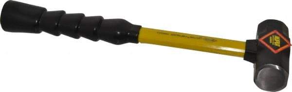 NUPLA - 2 Lb Head, 14" Long Sledge Hammer - Steel Head, Fiberglass Handle - Eagle Tool & Supply