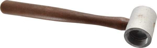 Made in USA - 2 Lb Head 2" Face Plastic Split Head Hammer without Faces - Wood Handle - Eagle Tool & Supply