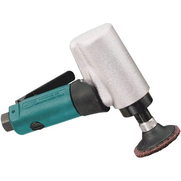 Dynabrade - 2" Max Disc, 15,000 RPM, Pneumatic Handheld Disc Sander - 26 CFM, 1/4 NPT Inlet, 0.5 hp, 90 psi - Eagle Tool & Supply