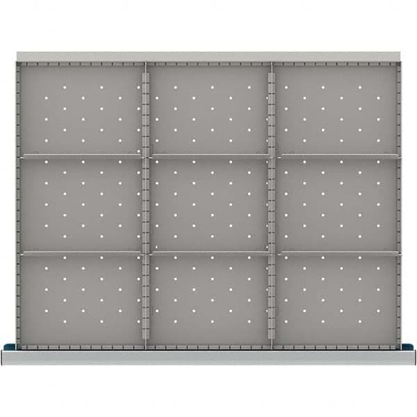 LISTA - 9-Compartment Drawer Divider Layout for 3.15" High Drawers - Eagle Tool & Supply