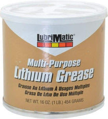 LubriMatic - 16 oz Can Lithium General Purpose Grease - Black, 275°F Max Temp, NLGIG 2, - Eagle Tool & Supply