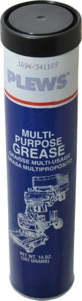 LubriMatic - 14 oz Cartridge Lithium General Purpose Grease - Black, 275°F Max Temp, NLGIG 1-1/2, - Eagle Tool & Supply