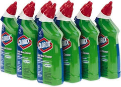 Clorox - 24 oz Bottle Gel Toilet Bowl Cleaner - Bleach Scent, Disinfectant, Nonacidic, Toilet Bowl - Eagle Tool & Supply