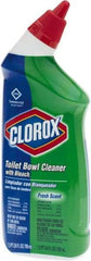 Clorox - 24 oz Bottle Gel Toilet Bowl Cleaner - Bleach Scent, Disinfectant, Nonacidic, Toilet Bowl - Eagle Tool & Supply