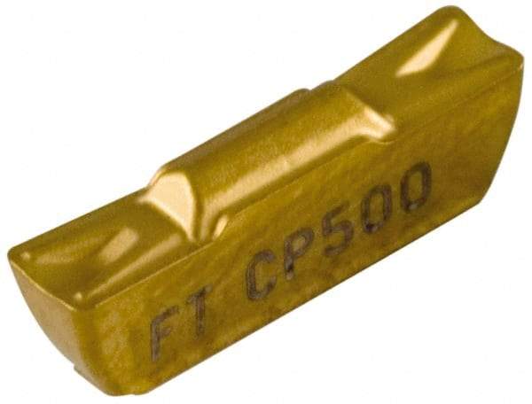 Seco - LCMF, 0.315" Cutting Width, FT, CP500 Grade, Double End Multi-Directional Turning Insert - TiAlN, TiN Coated - Eagle Tool & Supply
