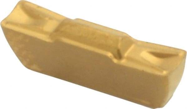 Seco - LCMF, 0.118" Cutting Width, FT, CP500 Grade, Double End Multi-Directional Turning Insert - TiAlN, TiN Coated - Eagle Tool & Supply