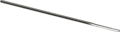 Alvord Polk - 1/16" High Speed Steel 4 Flute Chucking Reamer - Straight Flute, 0.0585" Straight Shank, 1/2" Flute Length, 2-1/2" OAL - Eagle Tool & Supply